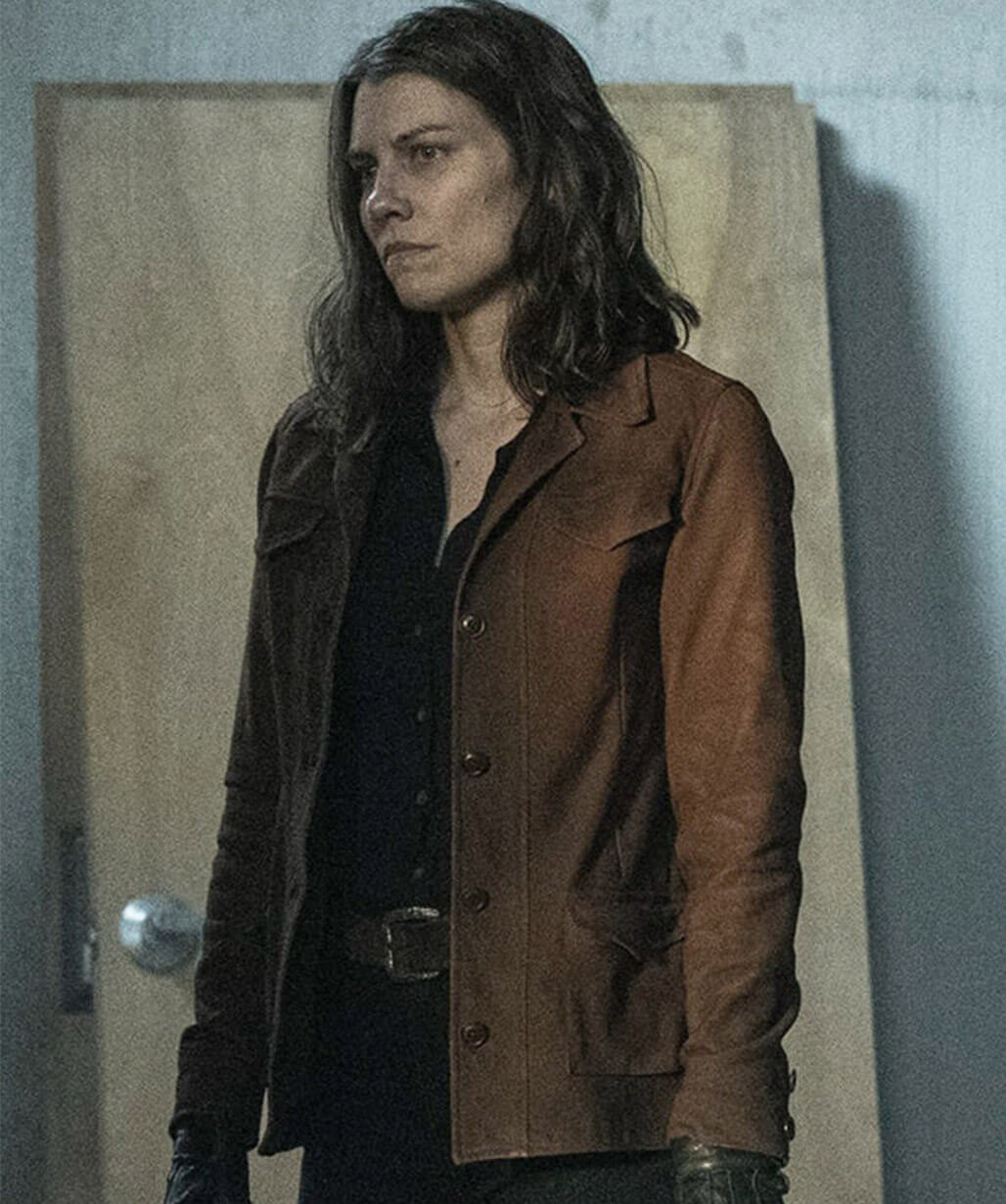 The Walking Dead: Dead City S03 Maggie Greene Brown Jacket