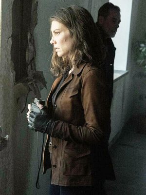 The Walking Dead: Dead City S03 Maggie Greene Brown Jacket