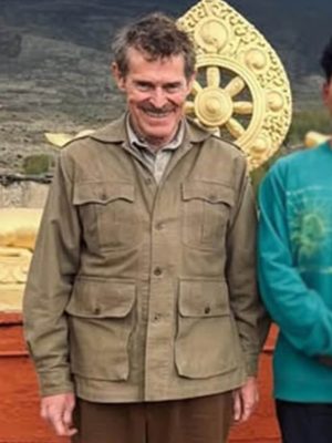 Willem Dafoe Tenzing 2026 Brown Cotton Jacket