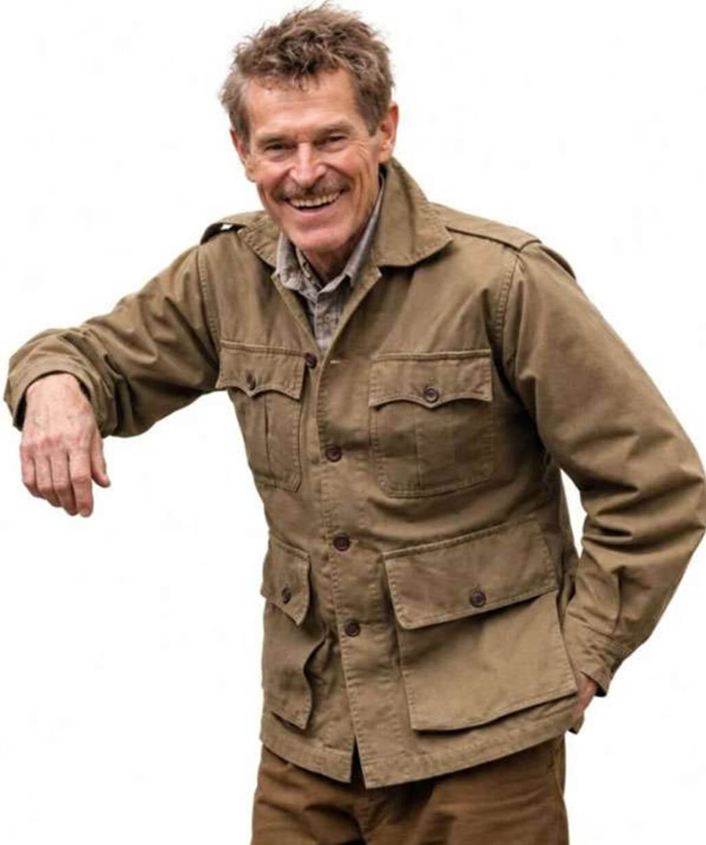 Willem Dafoe Tenzing 2026 Brown Cotton Jacket