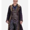 Zeljko Ivanek The Walking Dead Dead City Shearling Suede Coat