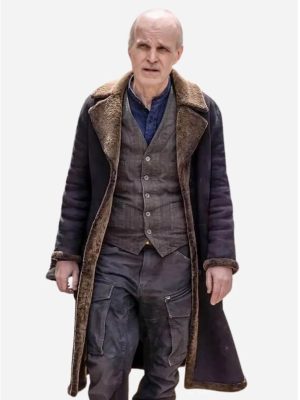 Zeljko Ivanek The Walking Dead Dead City Shearling Suede Coat