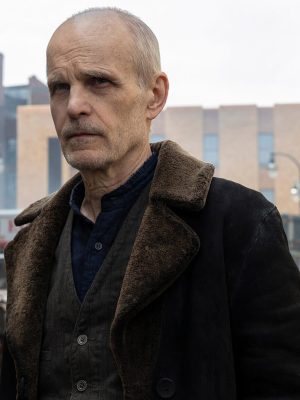 Zeljko Ivanek The Walking Dead Dead City Shearling Suede Coat