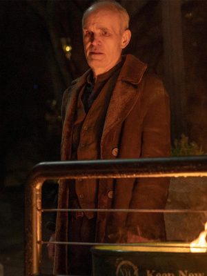 Zeljko Ivanek The Walking Dead Dead City Shearling Suede Coat